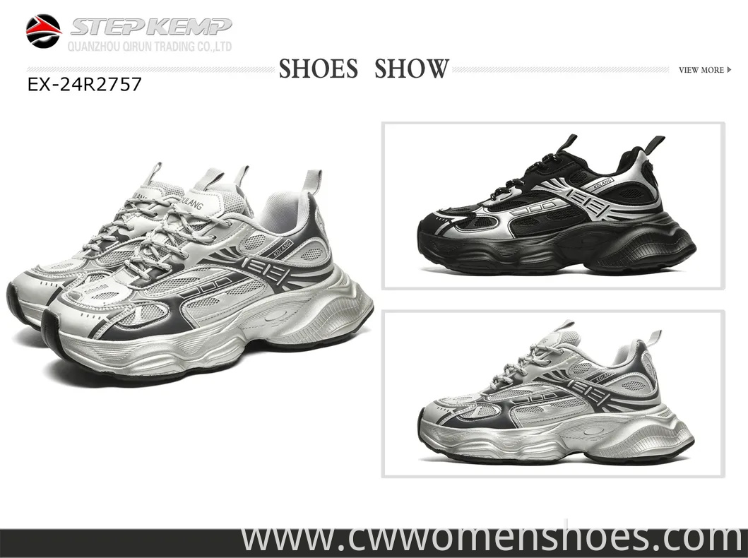 Thick-Soled Men Women Casual Breathable High Quality Sports Running Shoes Ex-24r2757